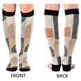 thumbnail image 4 of FORMRS Womens Knee High Socks Casual Long Thick Travel Daily Wear, 1 Pair, Abstract Shapes, 4 of 6