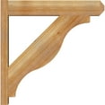 thumbnail image 3 of Ekena Millwork 6"W x 28"D x 28"H Funston Rough Sawn Craftsman Outlooker, Western Red Cedar, 3 of 4