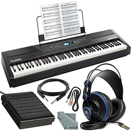 Alesis Recital Pro 88-Key Digital Piano W/ Hammer-Action Keys Platinum Bundle