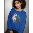 thumbnail image 2 of Axolotls Sweatshirt Women -Smartprints Designs, Female 4X-Large, 2 of 4
