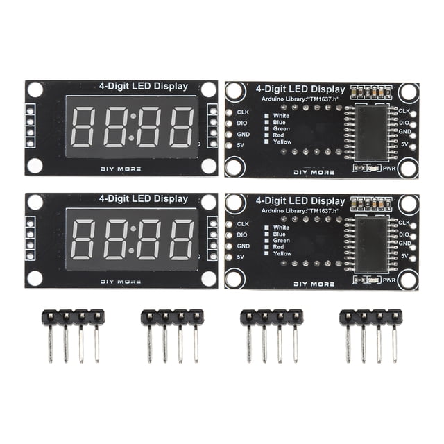 Módulo de pantalla digital Jadeshay LED 4 juegos Tubo 4 dígitos