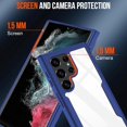 thumbnail image 3 of for Samsung Galaxy S22 Ultra Clear Case, 360° Full Body Protective Shockproof Anti-Scratch Cover Galaxy S22 Ultra, Slilcone TPU Slim Thin for Samsung S22 Ultra Front + Back Dual Layer Protection, 3 of 14
