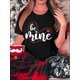 thumbnail image 1 of Camiseta Ligera de verano para mujerWomen's Casual "BE MINE" Heart Graphic Tee - Short Sleeve, Round Neck, Comfortable Polyester Blend, Perfect for Casual AttireFather's Day, Mother's Day, New Year,, 1 of 6