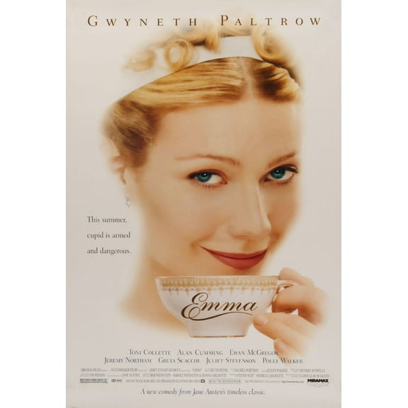 Emma Poster Gwyneth Paltrow 24inx36in Art Poster 24x36 Multi-Color Square Adults Poster Time