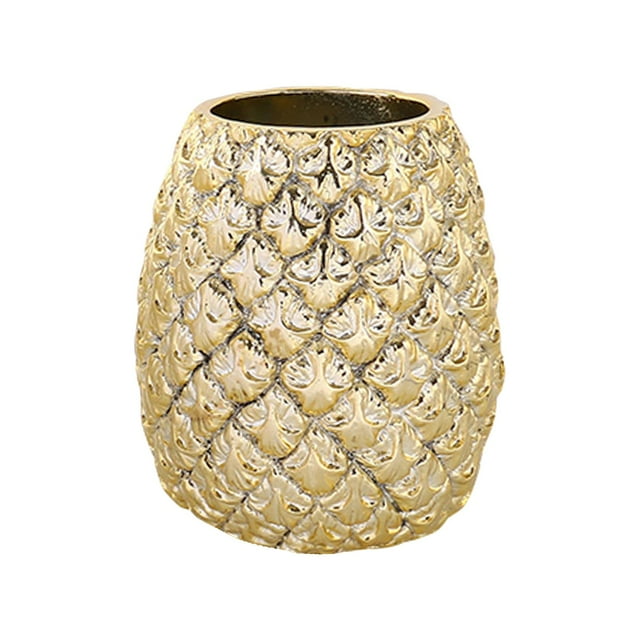 IMENGL Liquidation! Delayuji Baril de Crayon Créatif Porte-Stylo en Résine Forme d'Ananas Boîte de Rangement pour Artisanat Étudiant Enseignant Bureau Porte-Stylo de Bureau Décoratif Taille Unique Multicolore