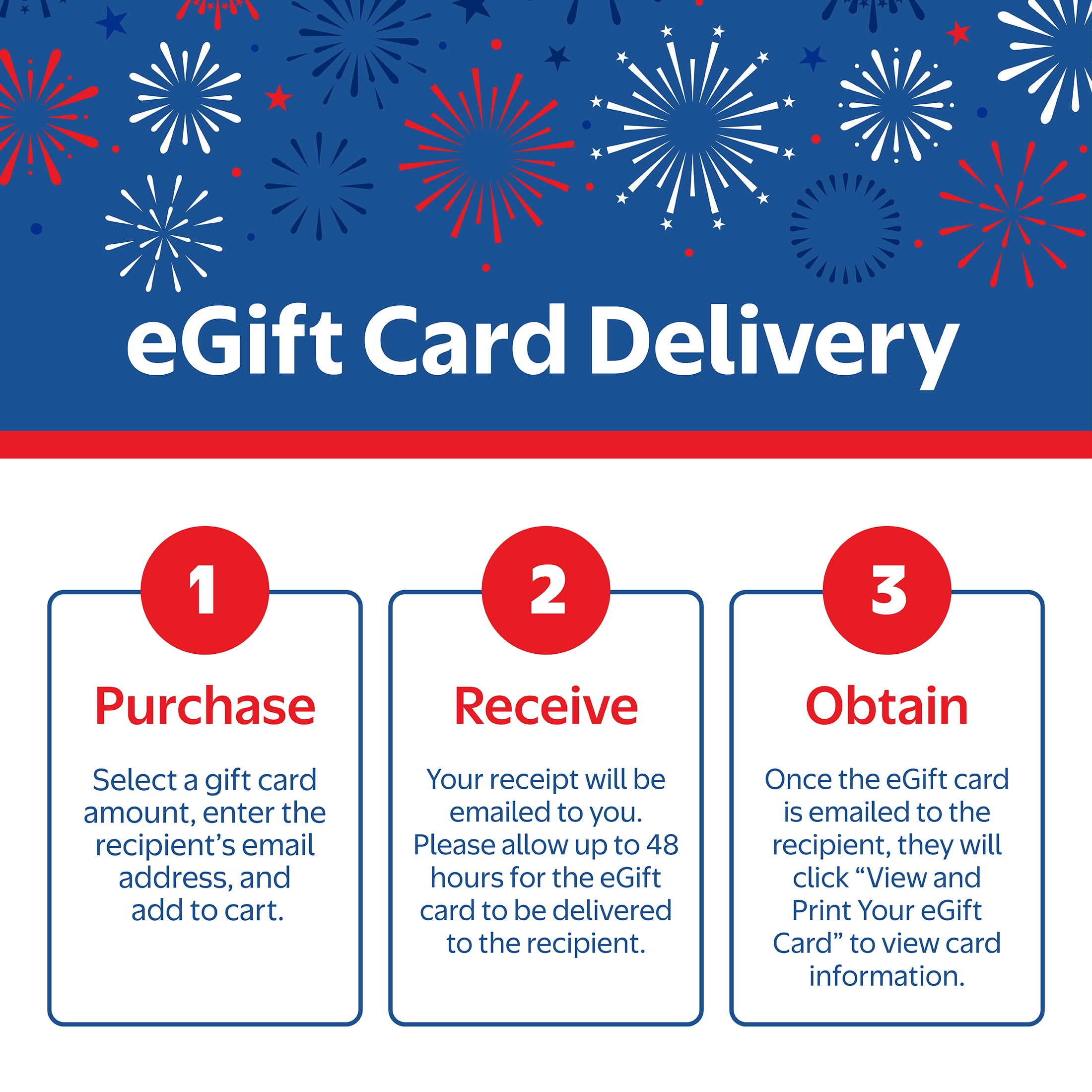 Mastercard® $20-$500 eGift Card Patriotic Stars (Plus $6.84 Purchase Fee) [Email Delivery]