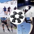 thumbnail image 6 of 6-Piece Protective Gear Set - Knee Pads, Elbow Pads, Wrist Guards for Skateboarding, Cycling, and Riding Safety, 6 of 7
