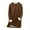 Brown, variant on lcziwo Womens Sherpa Lined Pullover Mock Neck Long Sleeve Fleece Thermal Sweatshirt Loose Comfy Loungewear Tunic Tops Lightning Sales of Today Blue XL