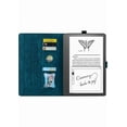 thumbnail image 5 of 2022 Kindle Scribe 10.2-inch Tablet Cover - Blue Premium Leather Case with Embossed Pattern and Card Slot Holder Stand Function, 5 of 5