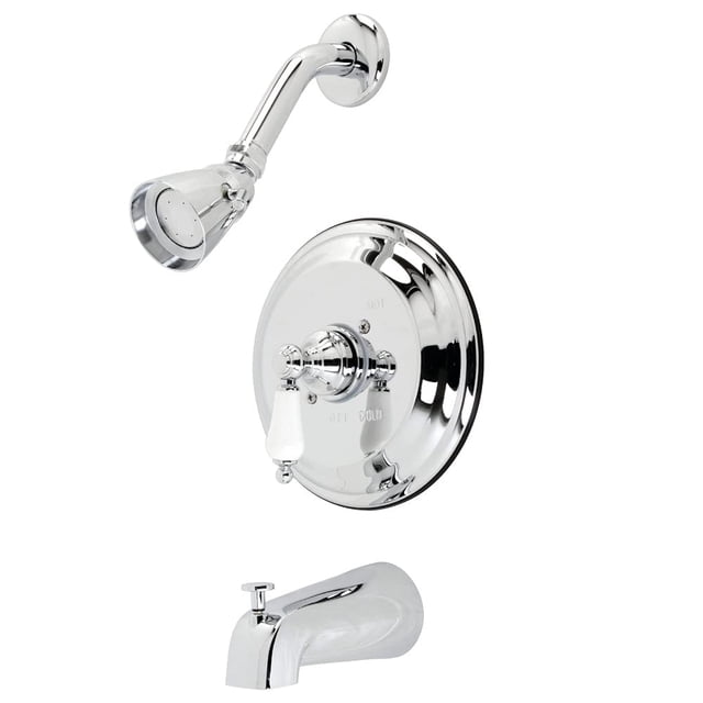 Moldura para grifo de bañera y ducha Kingston Brass KB3631PLT, cromada
