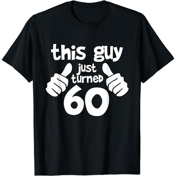 This Guy is 60 Years Old Birthday T-shirt