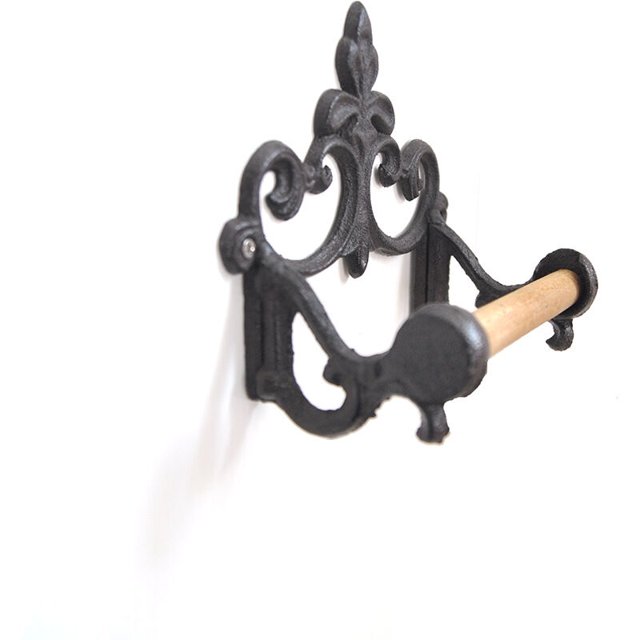 Porta pañuelos, toallero, soporte de papel higiénico de hierro forjado retro, accesorios de cocina y baño