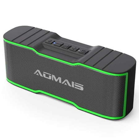 AOMAIS Sport II Mini Portable Bluetooth Speakers 10W Superior Sound, Built-in Mic, Stereo Pairing, IPX4 Water-Resistant Wireless Speaker Shower, Pool, Outdoors, Travel, Beach (Best Sounding Mini Speakers)