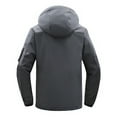 thumbnail image 6 of HOOMEUMY Men's Winter Jacket Fleece Lined Waterproof Windproof Hooded Outdoor Coat Warm Thick Snow Ski Jacket Gray L, 6 of 9