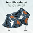 thumbnail image 5 of Daiia Halloween Pattern Bucket Hat - Trendy Cotton Sun Hat for Beach, Golf, Fishing - Fun Outdoor Vacation Boonie for Men and Women, 5 of 9