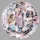 thumbnail image 2 of Paquete de pegatinas Trendy Fashion Girl, 50 unidades, vinilo impermeable, 2 of 2