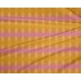 thumbnail image 4 of oneOone Polyester Lycra Medium Pink Fabric Argyle Check Sewing Material Print Fabric By The Yard 56 Inch Wide, 4 of 4