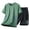 Green, variant on Ketyyh-chn99 Mens Short Sets 2 Piece Outfits Summer Men's Casual Two Piece Set Summer Solid Color Thin Round Neck Sports Casual Short Sleeves Shorts Size for 3XL,White