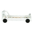 thumbnail image 5 of Harper & Bright Designs Twin Size Car-Shaped Platform Bed with Wheels, White, 5 of 9