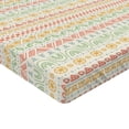 thumbnail image 2 of Ambesonne Mexican Fitted Sheet, Geometric Aztec Shapes, Twin Size, Multicolor, 2 of 3