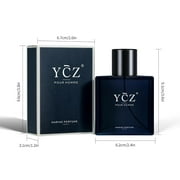Ycz Charm Unfolds Marine Perfume for Men, 1.7 oz. Long Lasting Eau De Parfum Cologne for Men, Oriental Woody Fragrance - Ideal Special Occasions, Making it the Ideal Gentlemen’s Gift