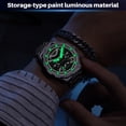 thumbnail image 5 of SKMEI Watches for Men Analog Quartz Chronograph Waterproof Wrist Watch Men's Fashion Business Stainless Steel Watches, 5 of 9