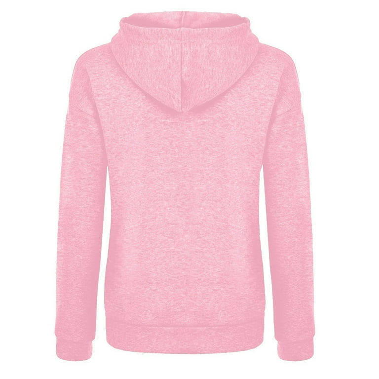 Ladies baby top pink hoodie