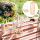 thumbnail image 5 of 10 Pies Chifón Mesa Camino, 28 x 120 Pulgadas Rústico Gasa Mantel Transparente Boda Mesa Camino para Boda Nupcial Fiesta Mesa Decoraciones, Claro Melocotón, 5 of 6