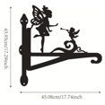 thumbnail image 2 of Soporte colgante para plantas con diseño de hada de la flor de la luna para comederos de pájaros, apto para campanillas de viento, macetas y linternas., 2 of 7