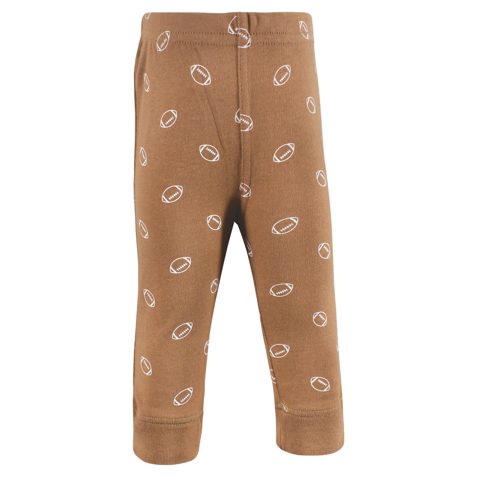 Hudson Baby Boys Cotton Pants and Leggings, Football Fan, 5T