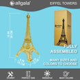 thumbnail image 2 of shiyou-15" Eiffel Tower Statue Decor Alloy Metal, Gold, 2 of 4