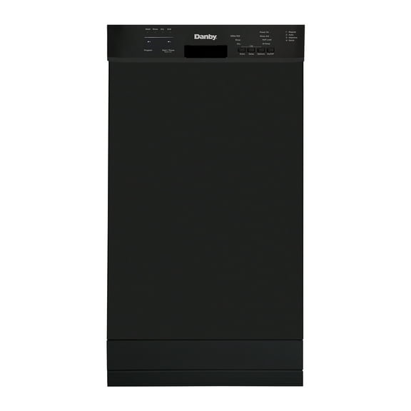 Danby DDW18D1EB 18" Wide Built-in Dishwasher in Black