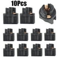thumbnail image 4 of MYG 10Pcs/Set T5 LED Socket PC74 Instrument Panel Replacement Socket Lamp Holder, 4 of 7