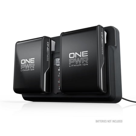 Hoover ONEPWR Dual Bay Battery Charger - BLACK