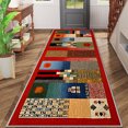 thumbnail image 2 of 2x6 FT Kitchen Runner Rugs Non Skid Washable, Faux Wool Rug Runners for Hallways Bathroom Carpet Runner, Soft Indoor Modern Floor Rug for Entryway Laundry Room, 2 of 11