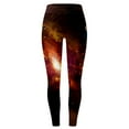 thumbnail image 4 of Stephy Galaxy Costume Women Colorful Leggings Fancy Costume Glitter 3D Printing Costume for Women, Black, 3XL, 4 of 4