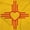 Gold, variant on New Mexico Love Zia Sun Flag Symbol Men's Graphic T Shirt Tees Brisco Brands L
