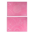 thumbnail image 4 of Base de Corte A4 Rosado, Alfombra de Corte para Patchwork de Doble Cara, 30x22cm PVC Estera para Artesanía, Modelo Construcción Giratorio Corte, 4 of 6