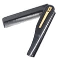 thumbnail image 4 of Seitruly 1 ud./2 uds. Clip de bolsillo plegable para hombres, peines portátiles de plástico para la cabeza y la barba, peine ligero para viaje de Cuidado del cabello negro+plata 1 PC Seitruly MR4438-02, 4 of 6