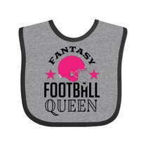 Inktastic Fantasy Football Queen Sports Gift Girls Baby Bib