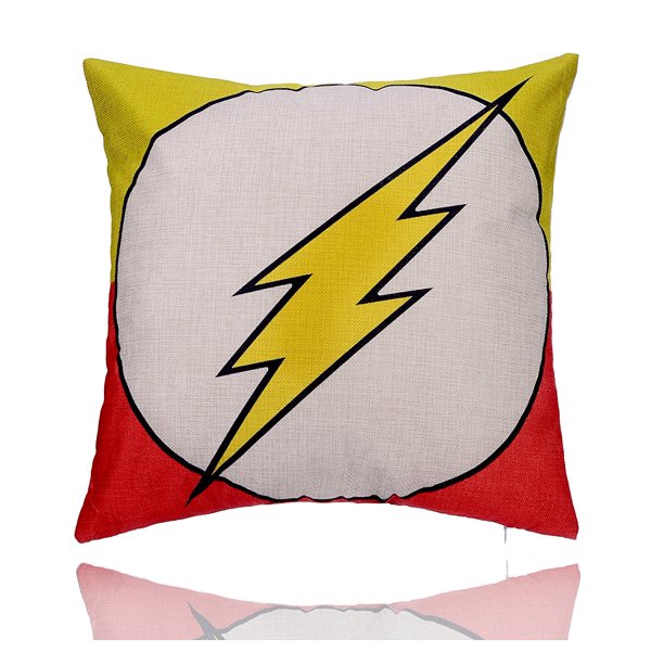 Marvel DC Superhero 18" Linen Cotton Cushion Cover Throw Pillow Case Home Gift