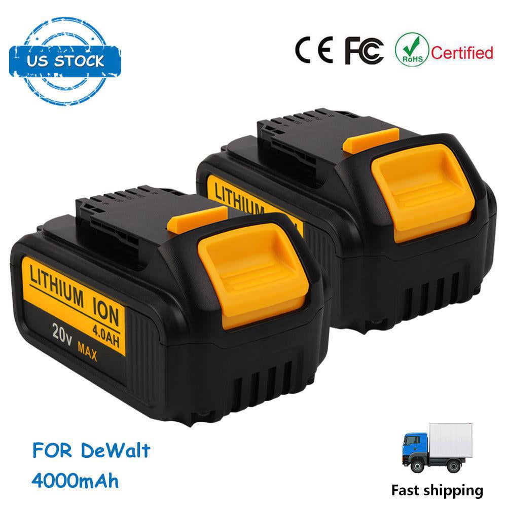 20 Volt 4.0Ah Slide Li-ion XR Battery for Dewalt DCB184 DCD785 DCB182 DCF885 UK 