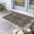 thumbnail image 2 of Boho Vintage Doormat Outdoor Entrance 24"x36", Modern Geometric Abstract Art Retro Flowers Absorb Moisture Dirt Door Mats, Non-Slip Rubber Backing Floor Mats Indoor, Low-Profile Front Door Rugs, 2 of 9