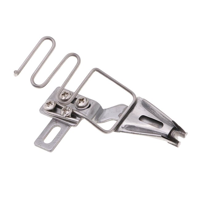 Carpeta de borde de carpeta de hierro para Overlock de coser Industrial 4 tamaños 24mm Hugo Carpeta de encuadernación de máquina de coser