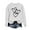 White, variant on QUNYINEY Love Heart Sweatshirts for Women Crew Neck Casual Long Sleeve Black Tops Pullover Drop Shoulder Loose Sweatshirts