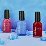 (3 pack) Sally Hansen Hard as Nails Nail Polish, Cemented, 0.45 oz, No Chipping or Splitting
