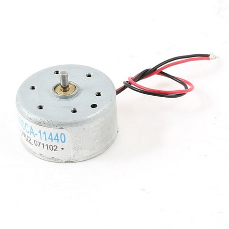 Solar Power Motors - DC 1.5-6V 1860-7570RPM Speed 2mm Shaft Dia Two Wired Solar Power Motor