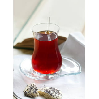 Verre Collection Turkish Tea Cups Double Wall Glass, 4.25 oz, Set of 2 -  Insulated Heat Resistant & …See more Verre Collection Turkish Tea Cups  Double