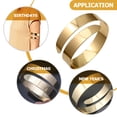 thumbnail image 2 of IFANLANDOR Upper Arm Cuffs Golden Alloy 1Pcs Non-Deforming Cuff Bracelets, 2 of 6