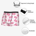 thumbnail image 3 of Fotbe pink polka dot bows Men’s Total Support Pouch Boxer Briefs, X-Temp Cooling, Moisture-Wicking Underwear, Regular, Long-leg and Trunk-X-Large, 3 of 5